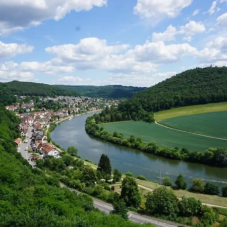 Fewo Am Neckarsteig Mit Anbindung An Heidelberg Neckarsteinach Exterior foto