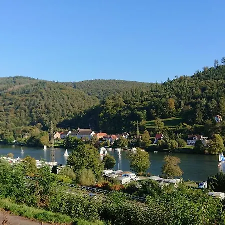 Fewo Am Neckarsteig Mit Anbindung An Heidelberg Neckarsteinach Exterior foto